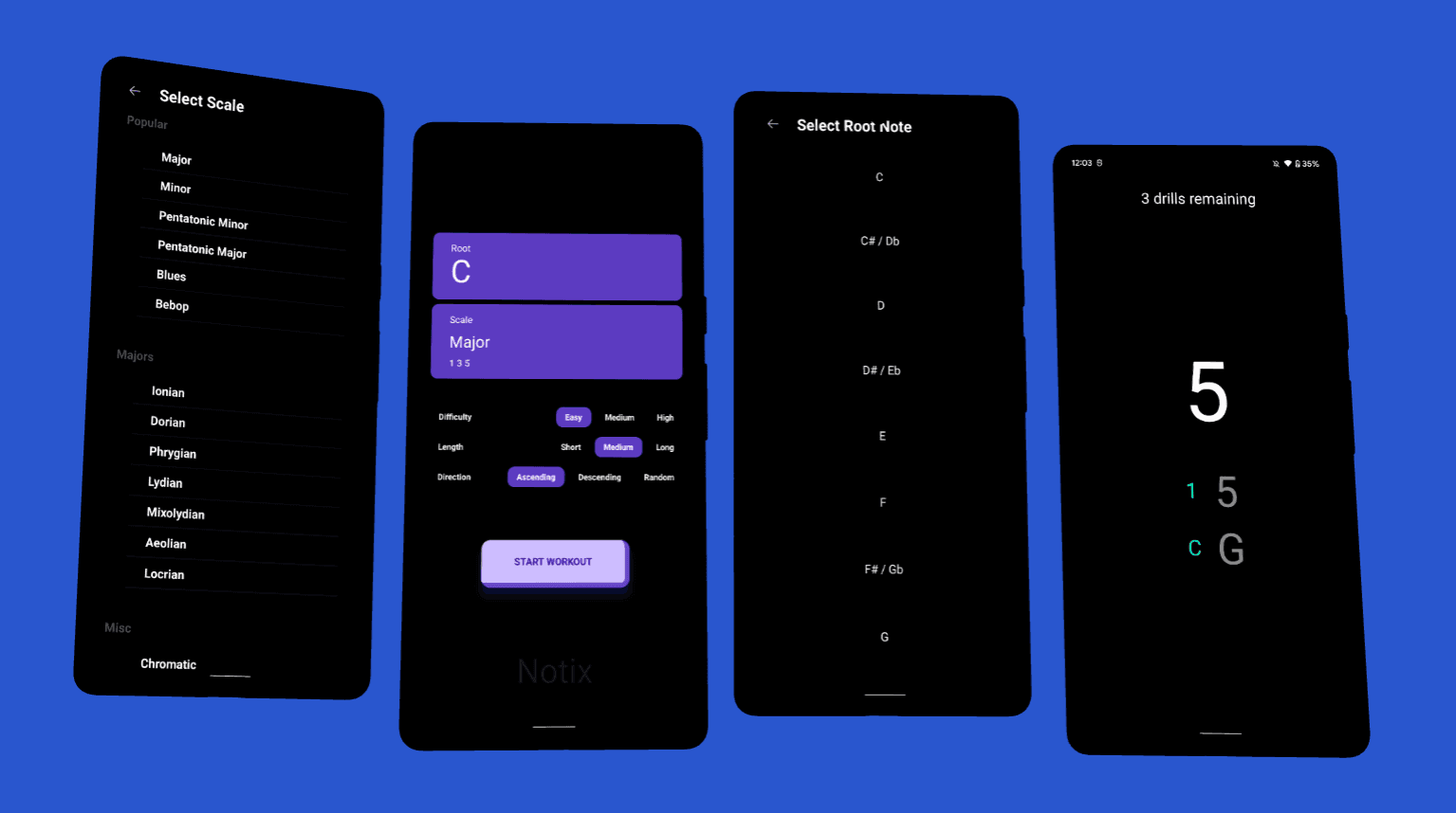 Notix Screens
